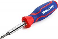 Отвертка Workpro универсальная 6 в 1, WP221046