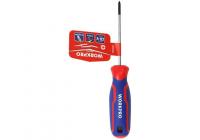 Отвёртка крестовая WorkPro PH2×100мм, WP221029 