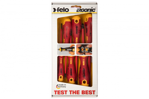 Набор отверток диэлектрических Felo Ergonic 6 предметов, 41396198